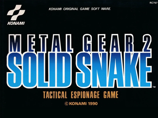 Metal Gear 2: Solid Snake Metal Gear 2: Solid Snake