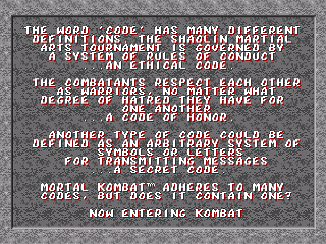 Mortal Kombat Mortal Kombat