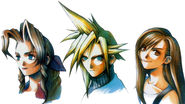 Cloud, Aerith, and Tifa
